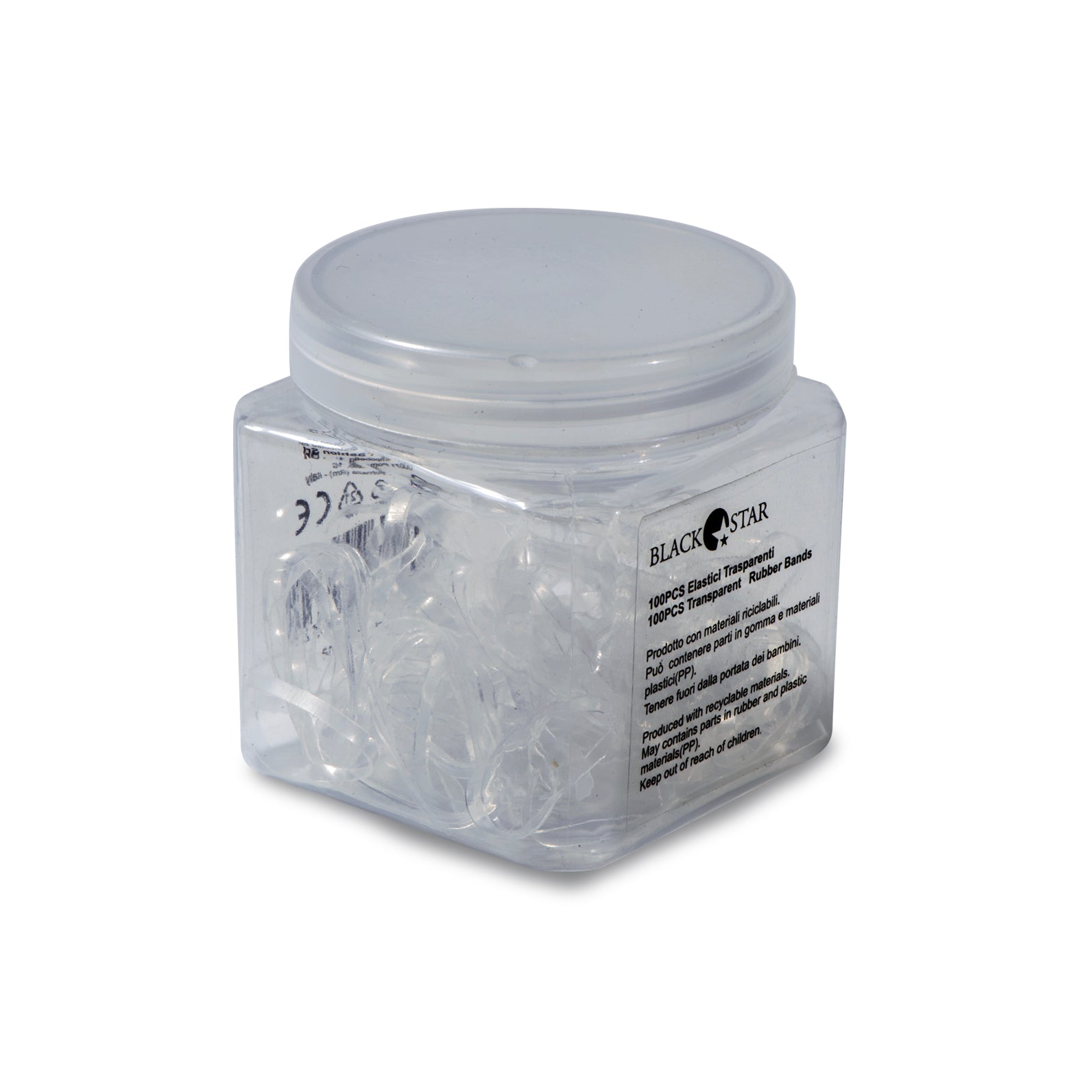 ELASTICI TRASPARENTI 100 PZ